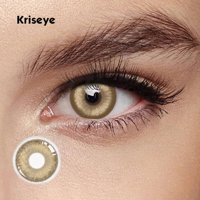 X-Bronze Portal Brown Colored Contacts