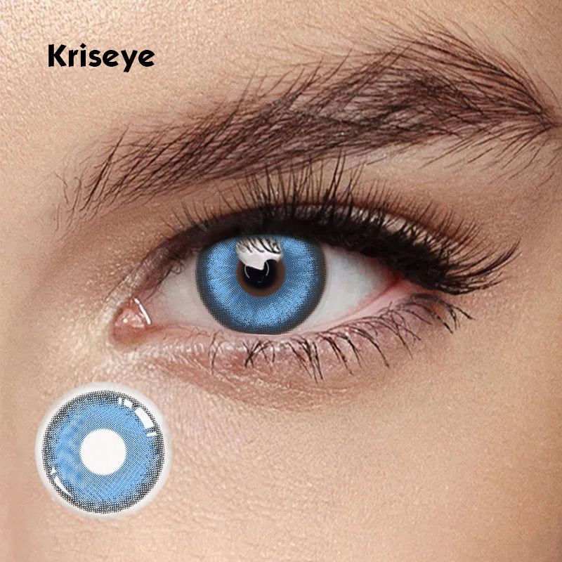 X-Blue Portal Colored Contacts